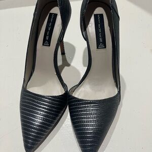 Steven By Steve Madden Black Quilted Heels